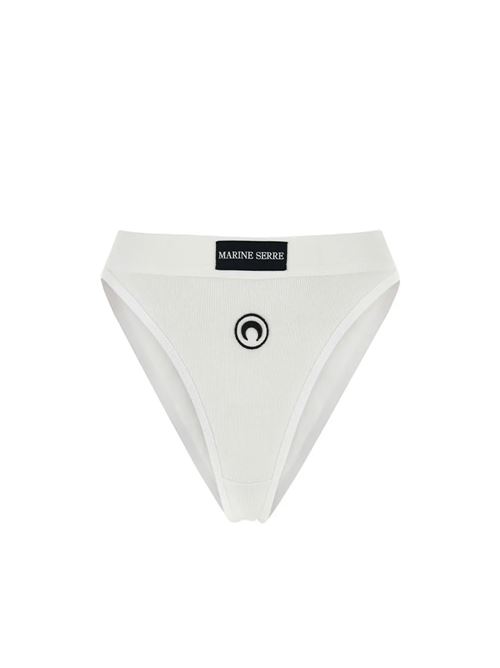 Slip con logo MARINE SERRE | WUW049CJER0011WH10